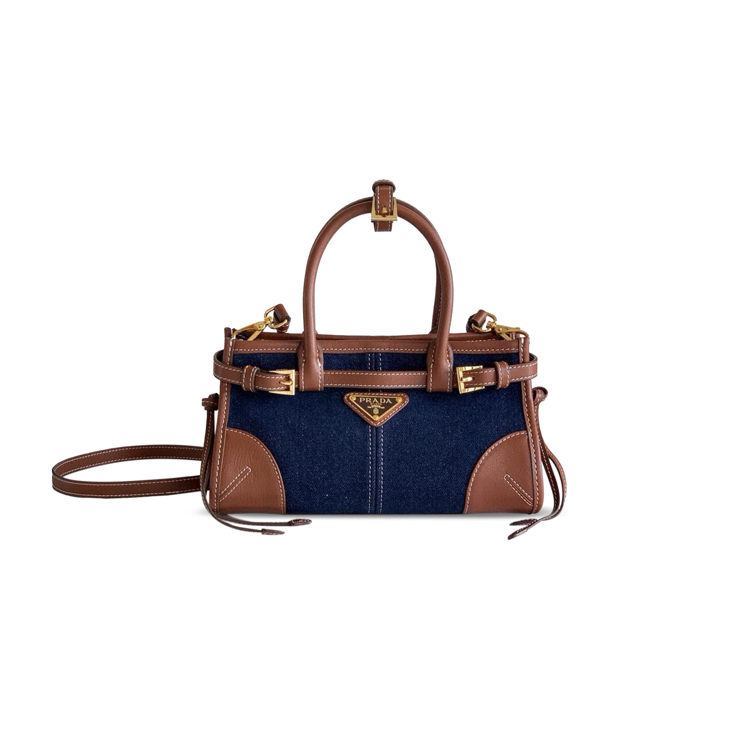 Pra*a mini handbag bag 1ba486 (23.5*12*9cm)